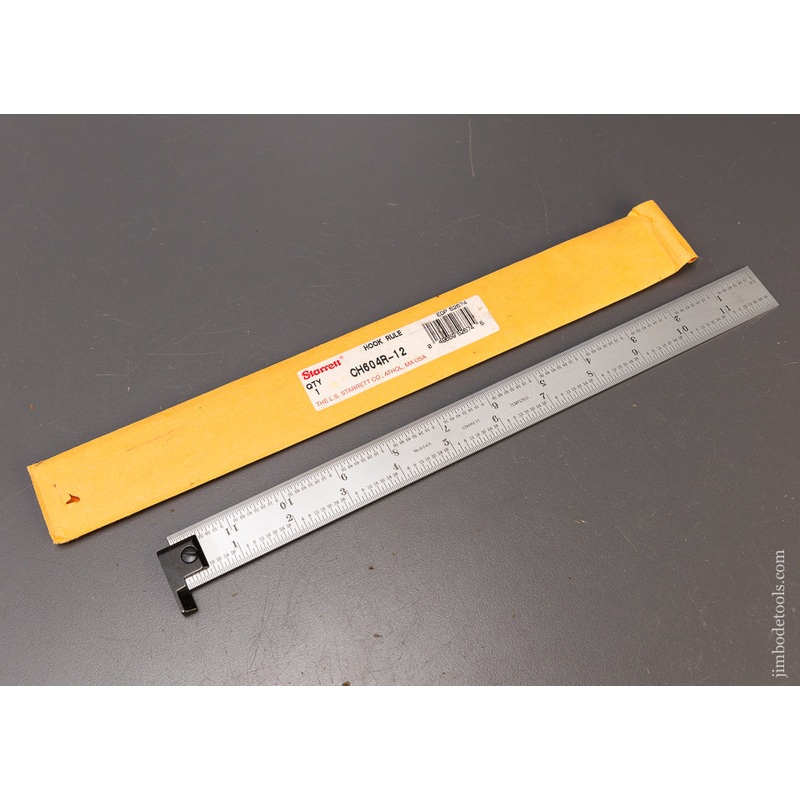 12 Inch Mint STARRETT Hook Rule – 109906