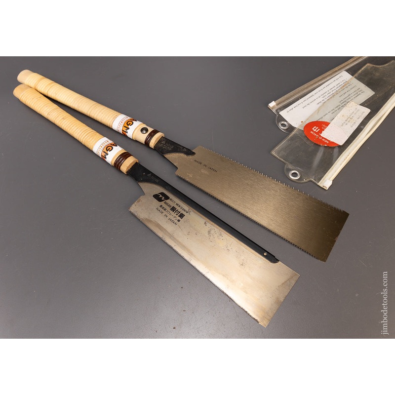 2 Mint Japanese Saws RYOBA GOLD & DOUZUKI GOLD 10 Inch Blades – 110543
