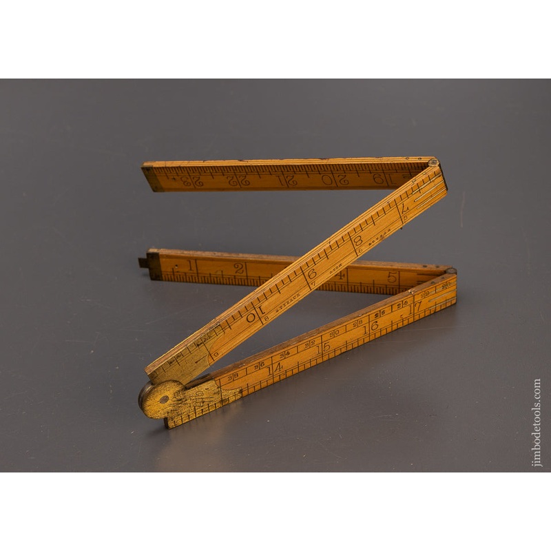 Scarce S. TYZACK 4 Fold Boxwood Extension Rule Crisp Fine – 110420