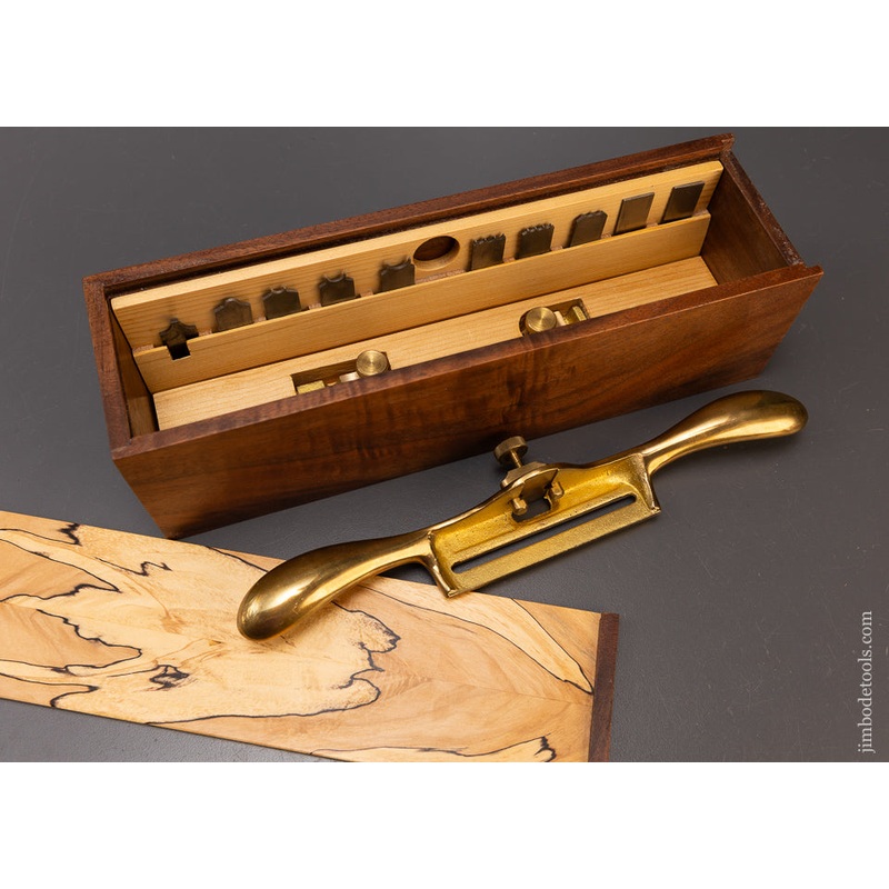 Spectacular LIE NIELSEN No. 66 Bronze Hand Beader in Custom Box with 10 Cutters MINT! – 110463