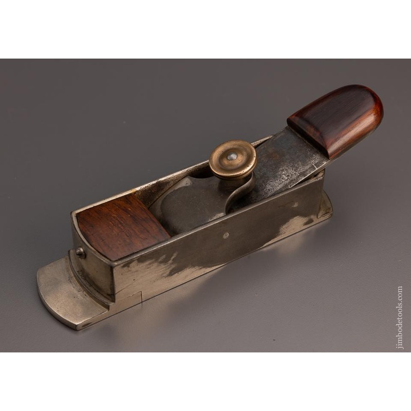 Spectacular N. ERLANDSEN N.Y.C. Miter Plane with Nickel Plating — 97552