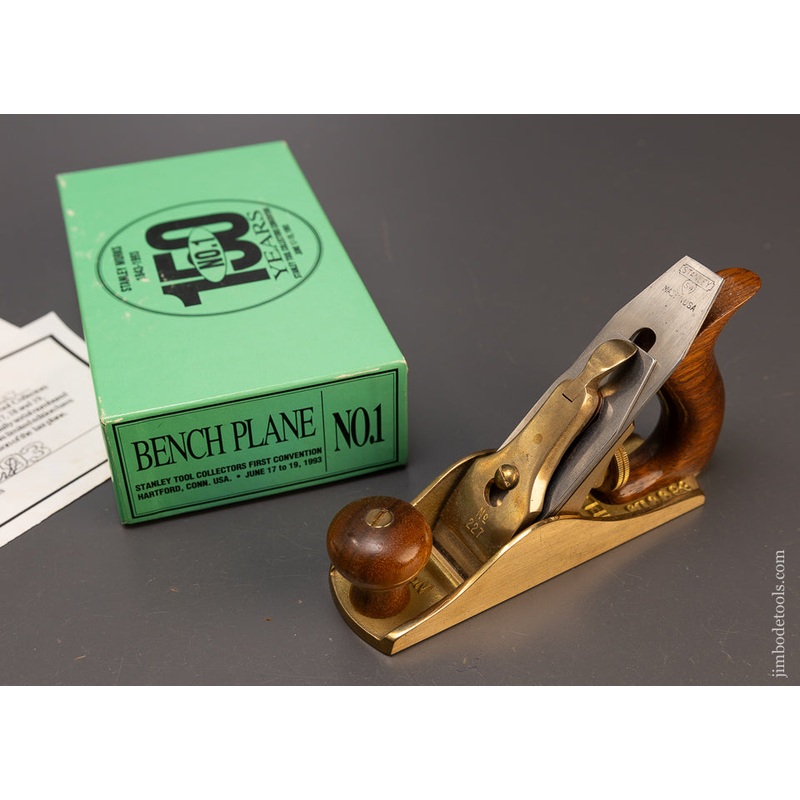Stanley Tool Collectors Convention 1993 LIE NIELSEN No. 1 Size Bench Plane – 110529