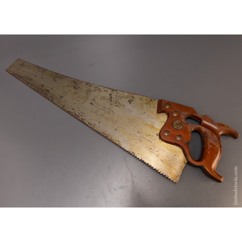 Unused DISSTON D8 Rip Hand Saw with Thumb Hole Handle – 110730