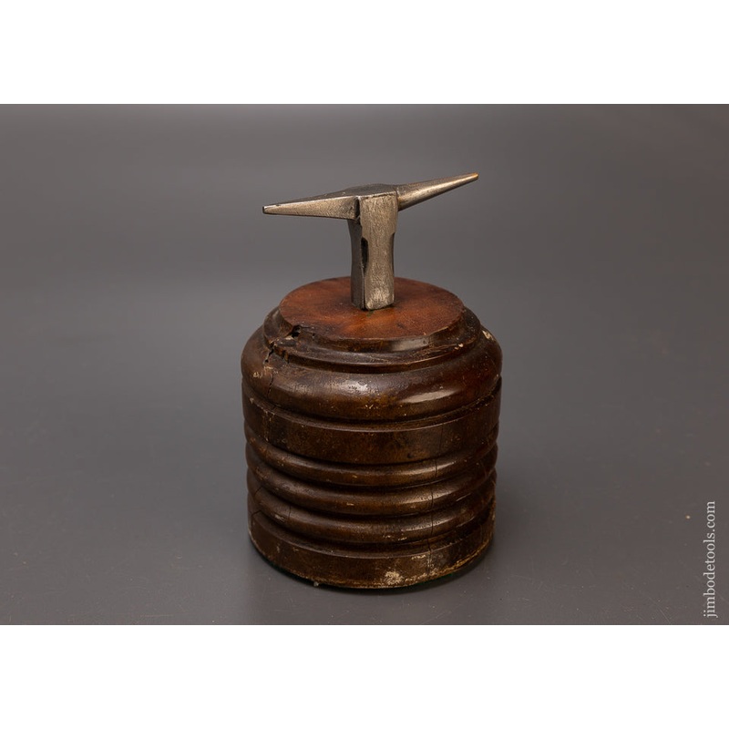 Watch Makers or Jewelers Anvil on Fancy Wooden Base – 108386