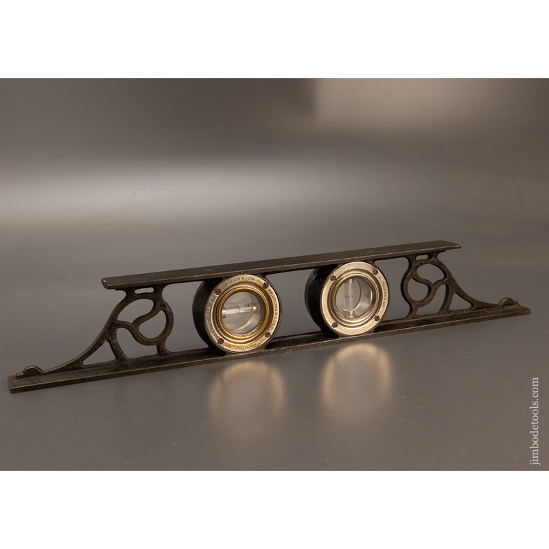 Rare DAVIS & COOK PATENT Pretzel Level – 110477