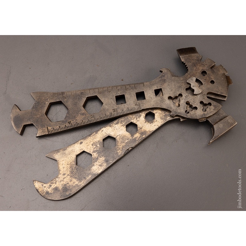 Rare! HERKULES Patent Axe Hammer Saw Wrench and Combination Tool – 110760