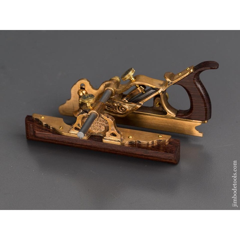 Rare! PAUL HAMLER MAYO Patent Plow Plane in Miniature! – 81877