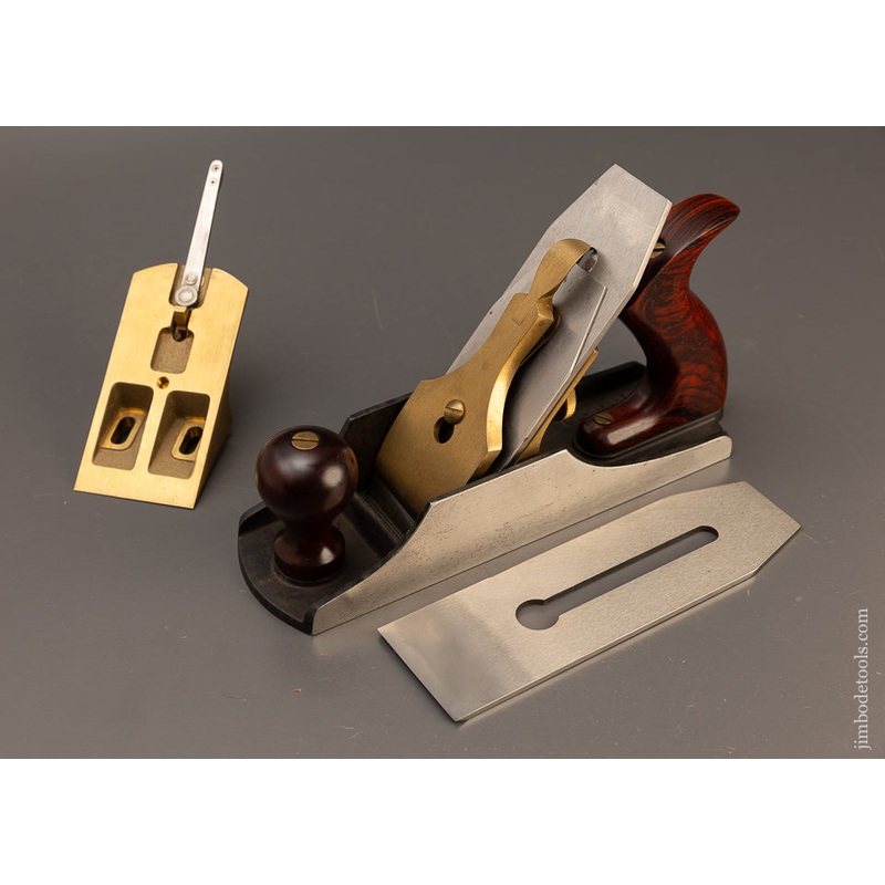 Rosewood Handled LIE NIELSEN No. 4 1/2 JUMBO Smooth Plane with 2 Frogs & Spare Iron – 110605