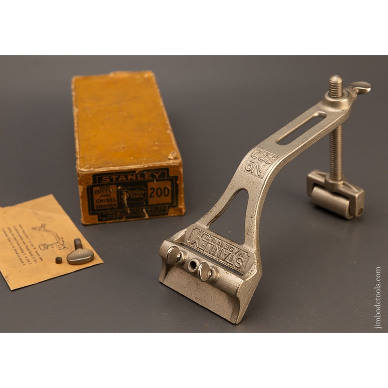 STANLEY No. 200 Cutter & Chisel Grinder Mint in Box – 110528