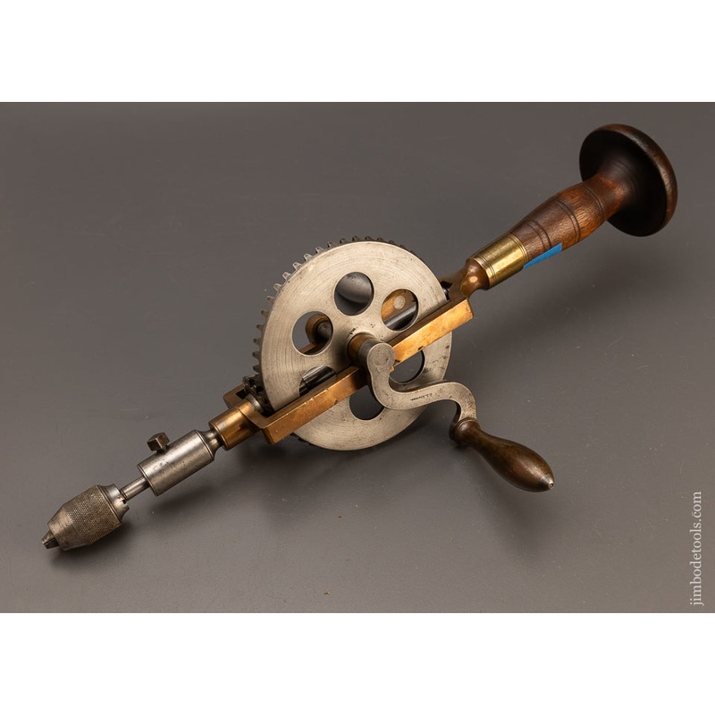 Stunning Brass Framed Hand Drill by J.L. STEVENS 1870 – 110719