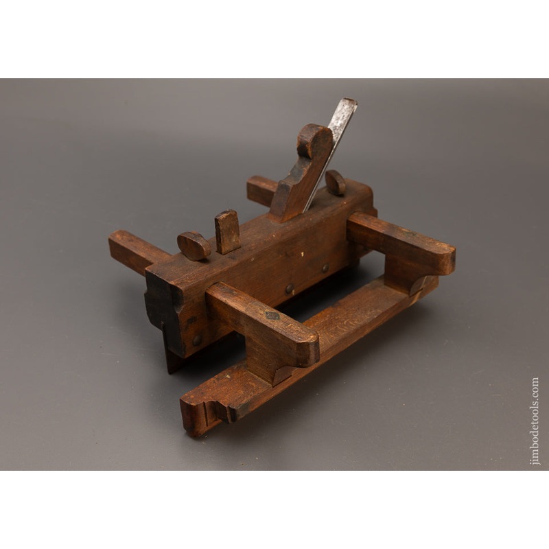 Very Rare 4 STAR R. HARWOOD 18th Century Plow Plane – EXCELSIOR 110490 – AS OF FEB 23