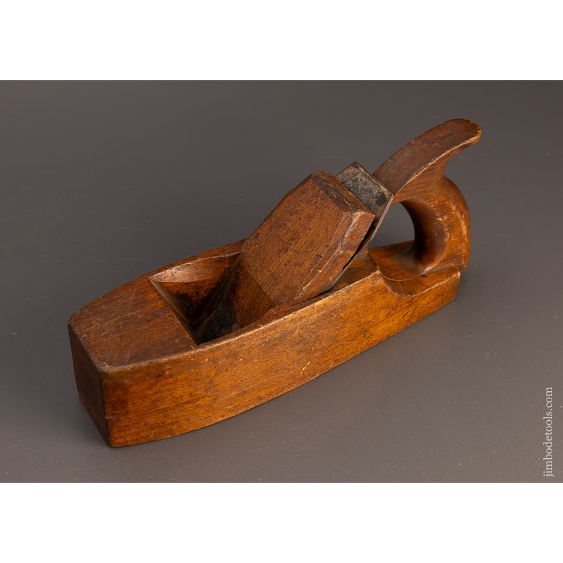 Rare M. CRANNELL ALBANY D Handle Coffin Smooth Plane – 111012