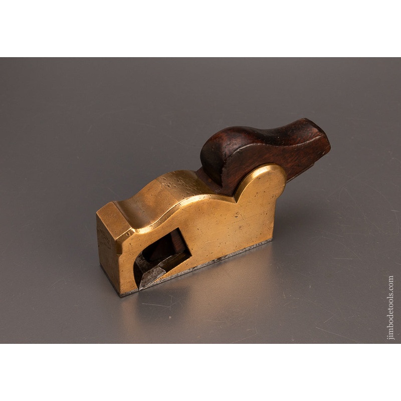 Rare Signed Gunmetal Bullnose Shoulder Plane by G. MILLER – EXCELSIOR 111049