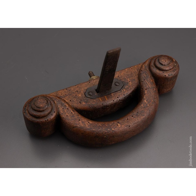 18th Century Carved Router Plane — EXCELSIOR 101308