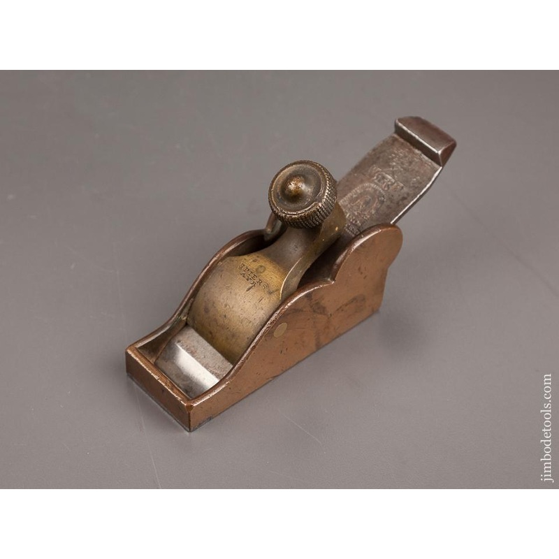 Rare! SPIERS No. 10 Gunmetal Chariot Plane with Original One inch WARD Snecked Iron – 82210U