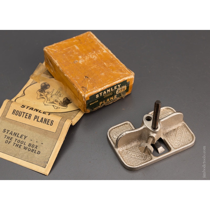 STANLEY No. 271 Router Plane Mint in Box — 104258