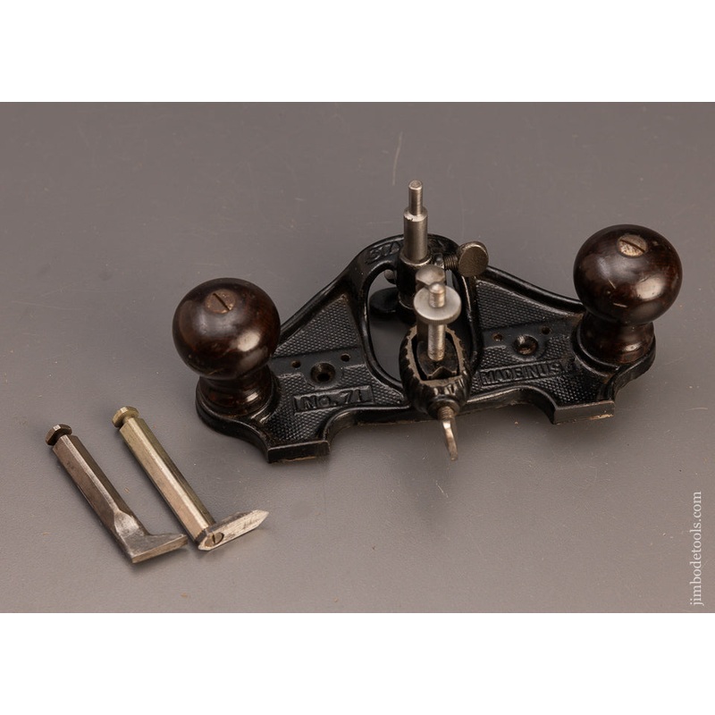 STANLEY No. 71 Router Plane Mint & 100% Complete – EXCELSIOR 111281