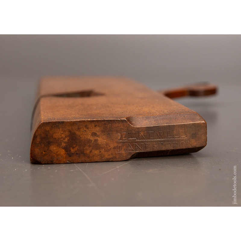 **** 4 STAR E. NEWEL LANESBORO 18th Century Yellow Birch Moulding Plane – EXCELSIOR 116603