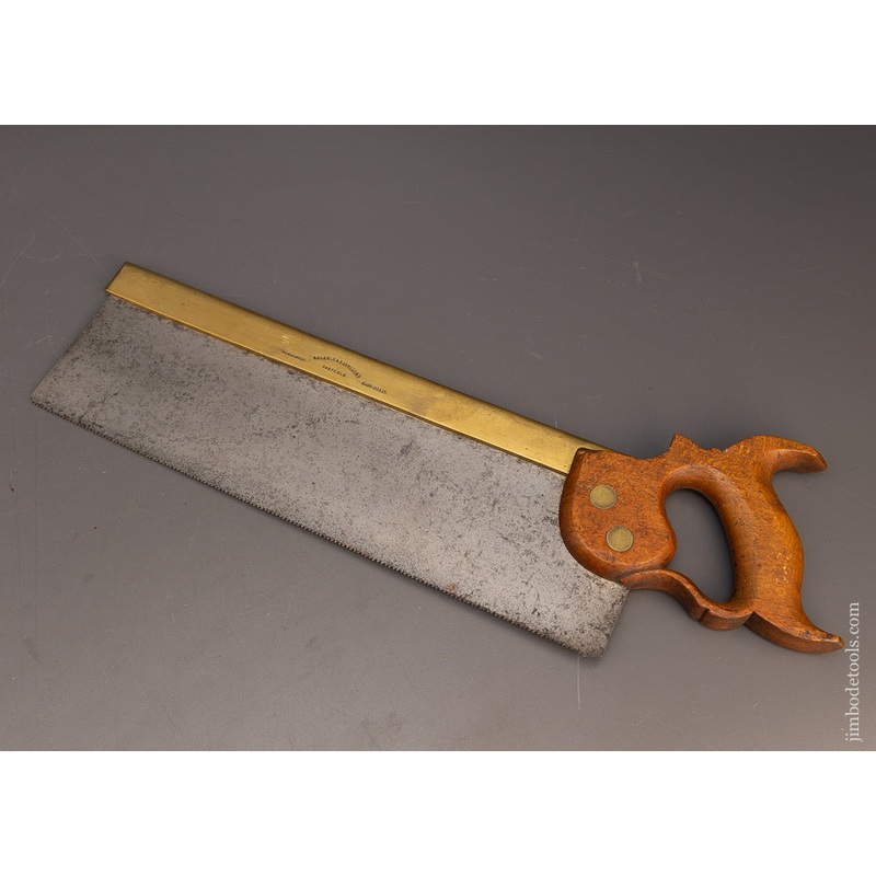 Sweet 14 Inch Brass Back Tenon Saw by Drabble & Sanderson – 116580