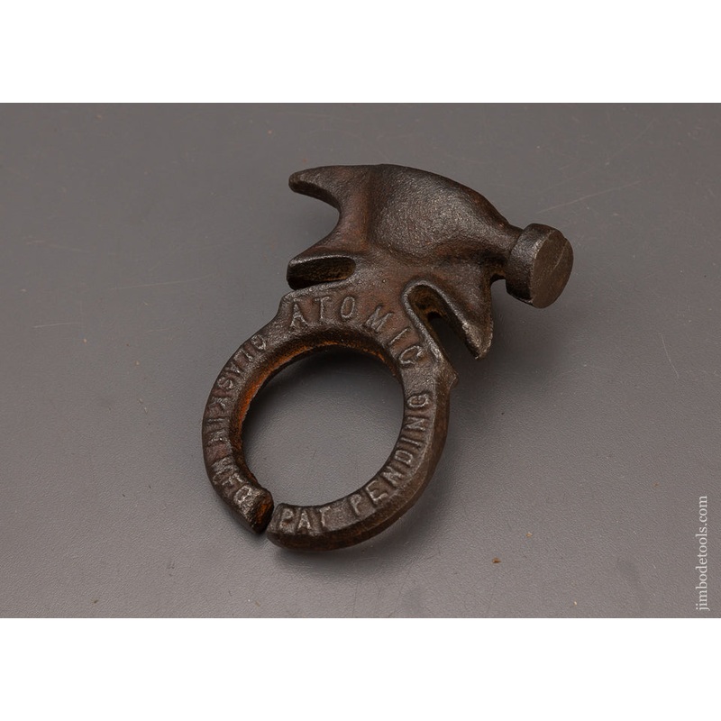 Rare Patented Hammer GLASKIN MFG. CO. ATOMIC Fencing Hammer – 111327
