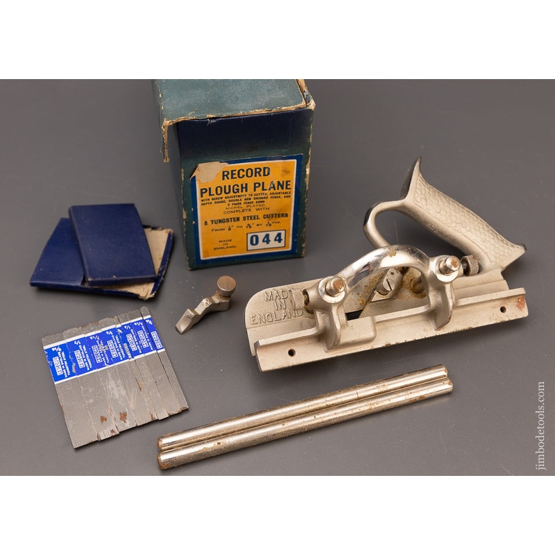RECORD No. 044 Plow Plane Near Mint in Box 100% Complete – 111384