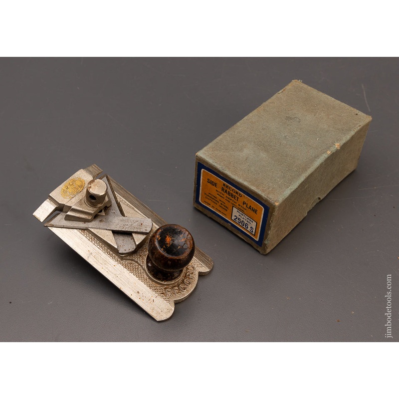 RECORD Side Rabbet Plane Near Mint in Box – 111312