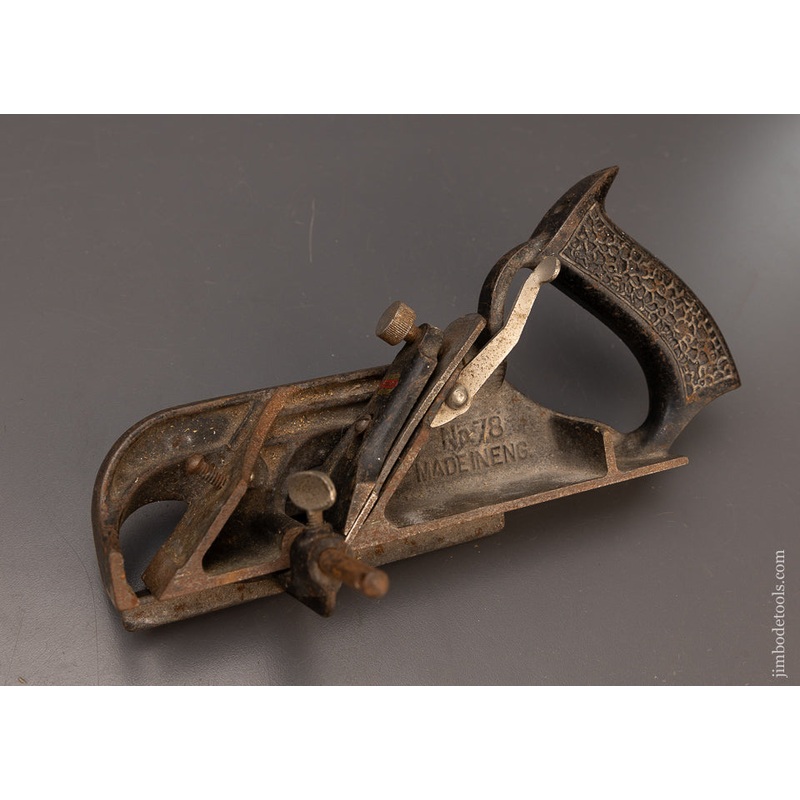 STANLEY No. 78 Rabbet Plane Good+ Complete – 110944