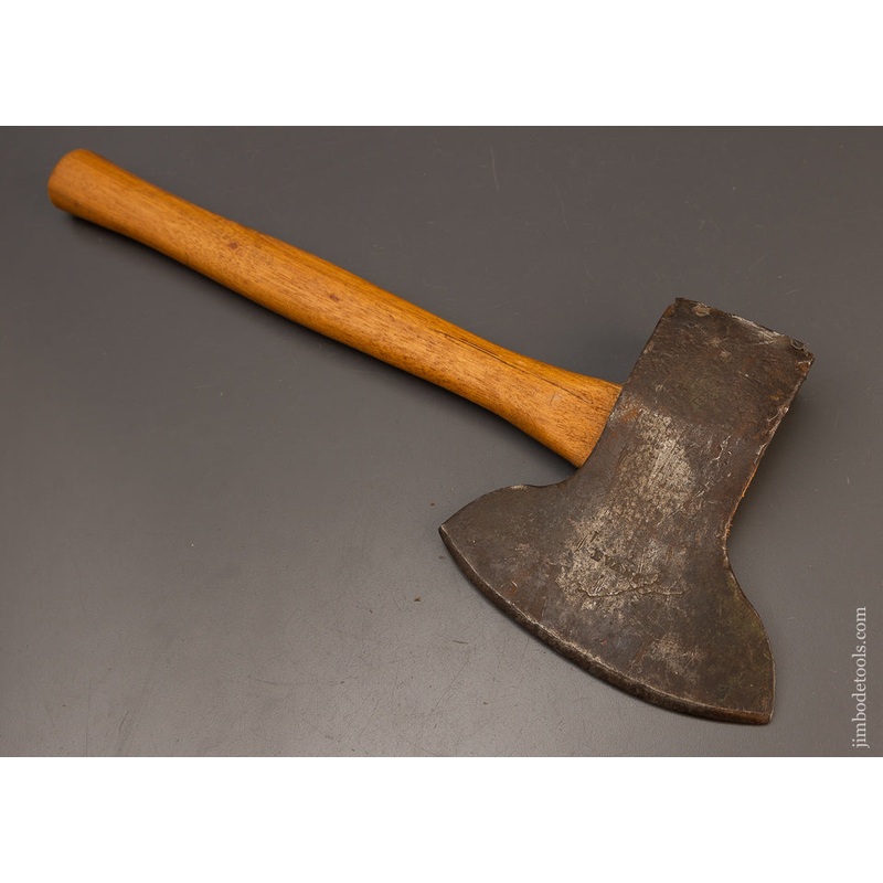 Unusual Weighty Single Bevel Side Axe by EVANS — 110731