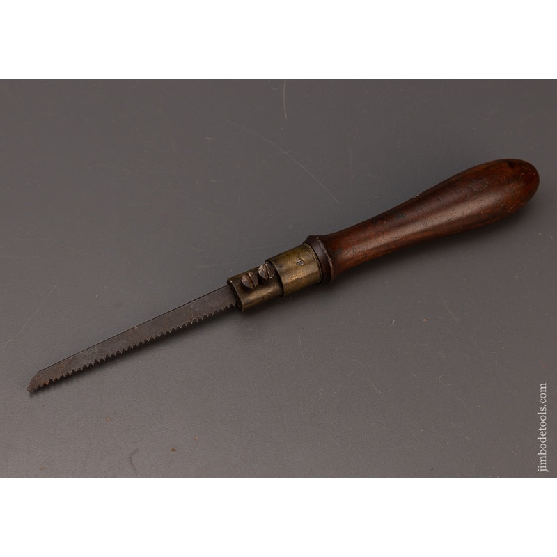 Rare Mahogany English Pad Saw by HENRY BROWN & DAVID FLATHER 1828-49 – 111724