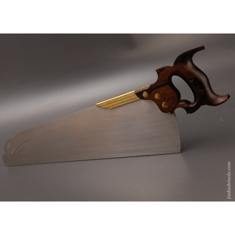 Spectacular Rosewood Handled Half Back Saw with Swan Nib by WAYNE ANDERSON – EXCELSIOR 111471 – AS OF MAY 3