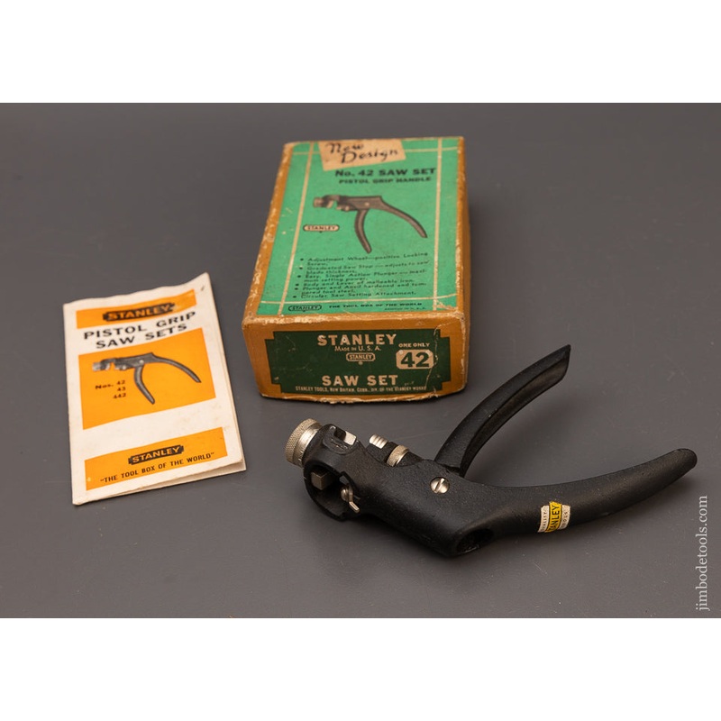 STANLEY No. 42 Saw Set Mint in Box – 111583
