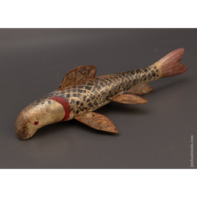 Stunning Swimming Fish Decoy by ROBERT LINDNER Clarence, N.Y. – 111466