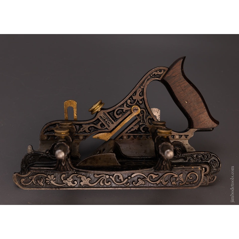 Very Crisp & Fine STANLEY No. 41 MILLERS PATENT Ornate Plow & Filletster Plane — 107865