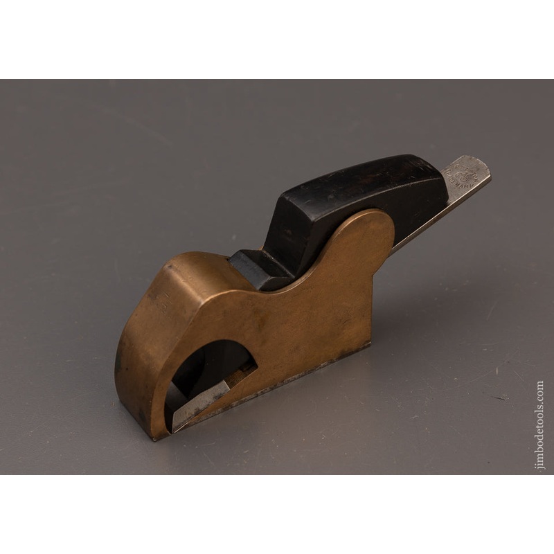 Very Fine PRESTON Gunmetal and Ebony Bullnose Shoulder Plane – 111607