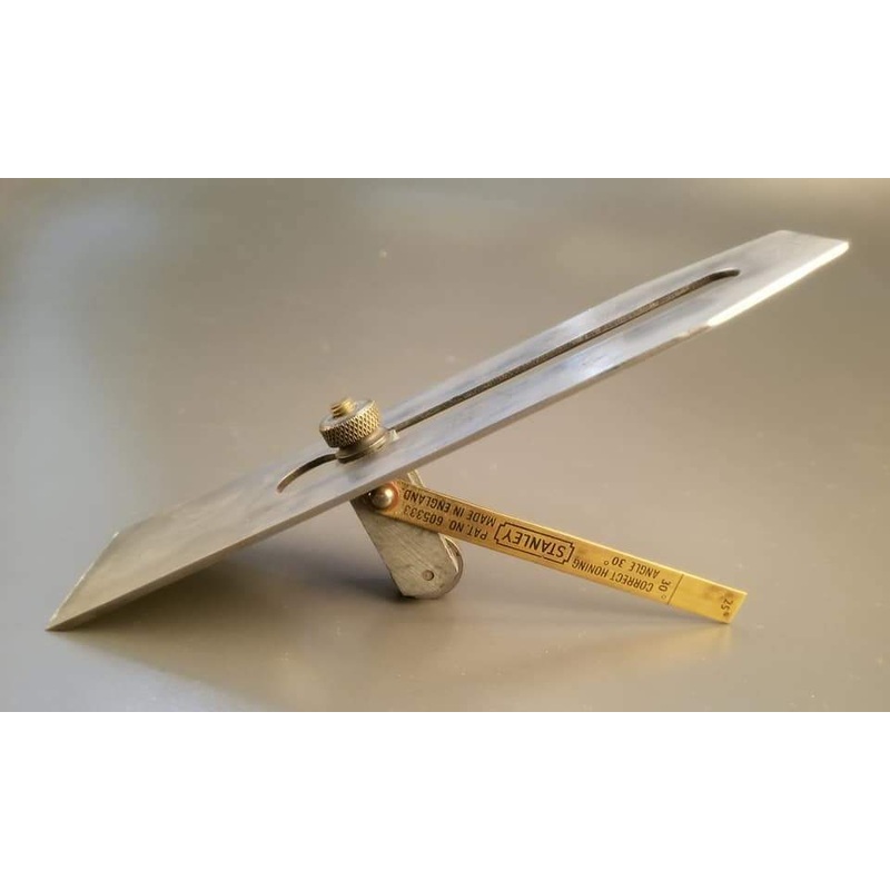 Very RARE! Patented STANLEY No. 50 Plane Iron Honing Guide — 70587