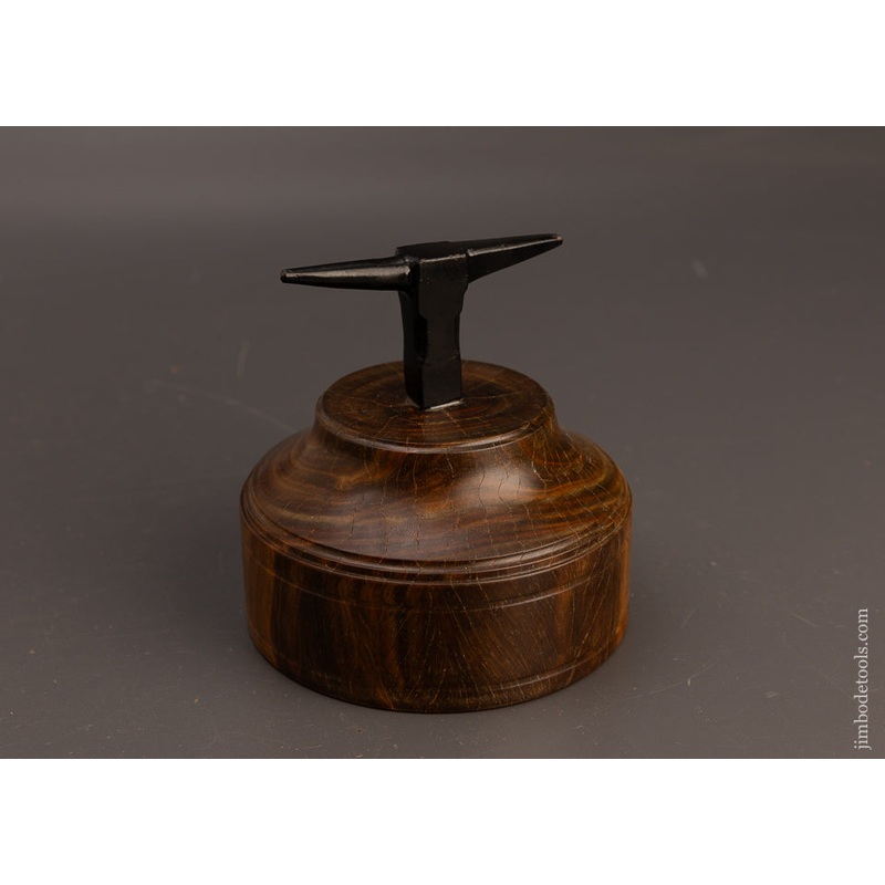 Watch Makers Anvil on Lignum Vitae Stump – 111481
