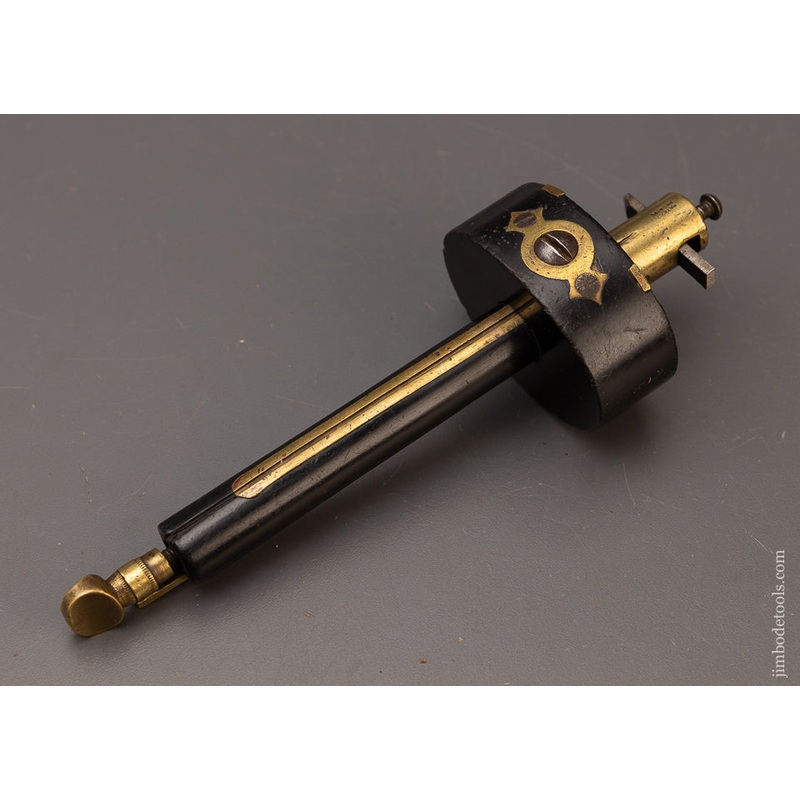 Rare Patented Combination Mortise & Slitting Gauge in Rosewood & Brass – 111603