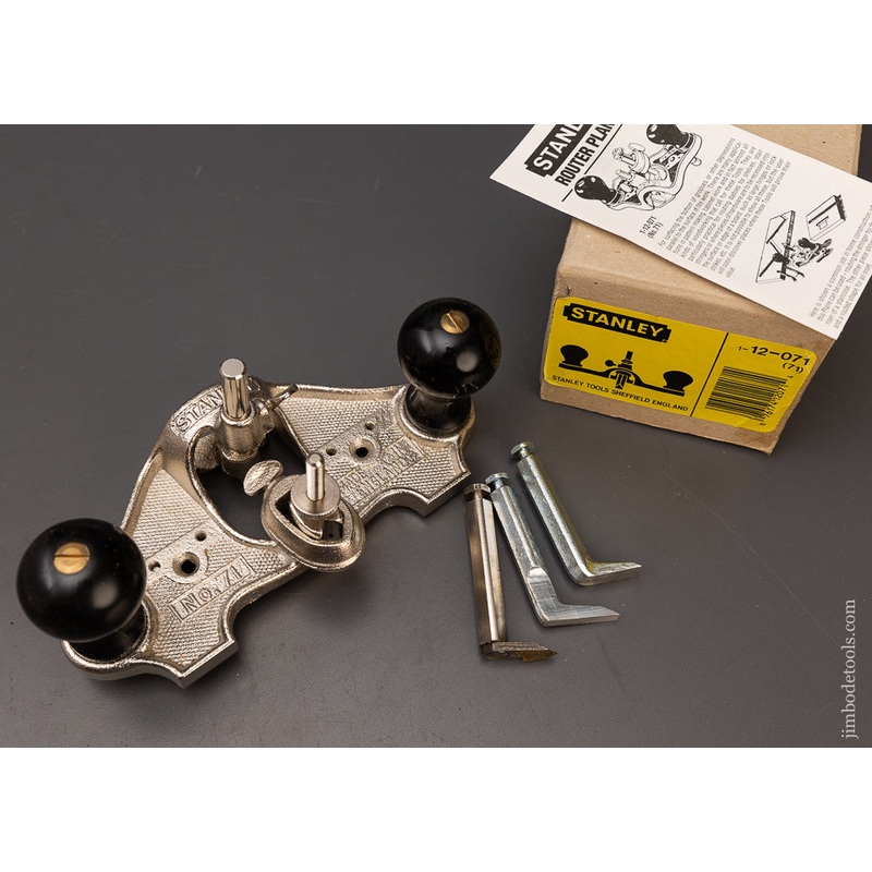 STANLEY No. 71 Router Plane Mint in Box – 112006