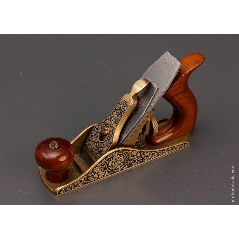 Stunning LIE NIELSEN No. 1 Smooth Plane in Bronze Engraved by MIKHAIL DAVYDOV – 112027 – AS OF JUNE 7