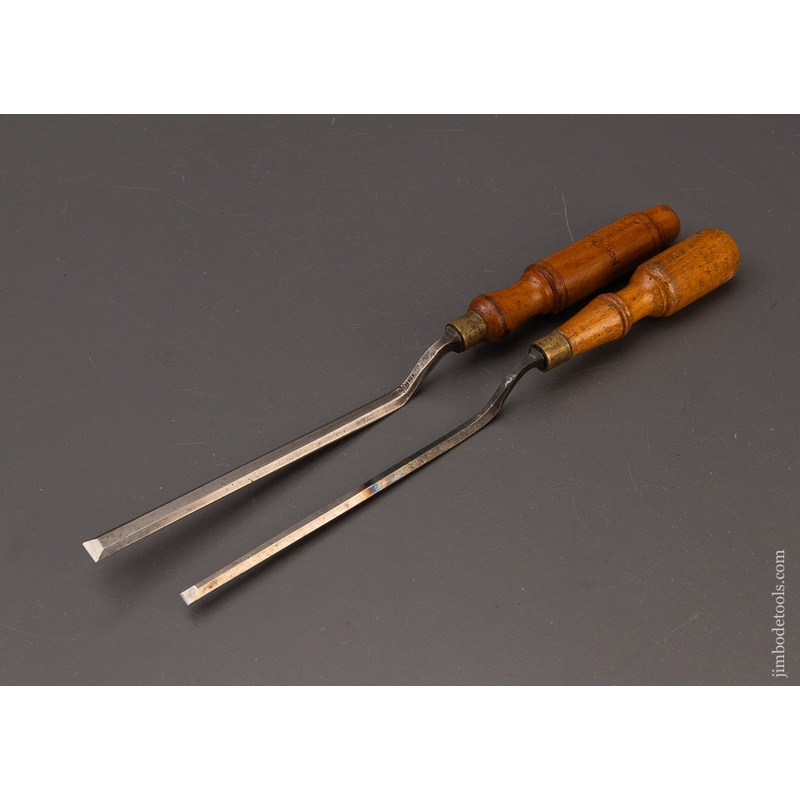 1/4 & 7/16 Inch BUCK BROS. Crank Neck Paring Chisels – 112287