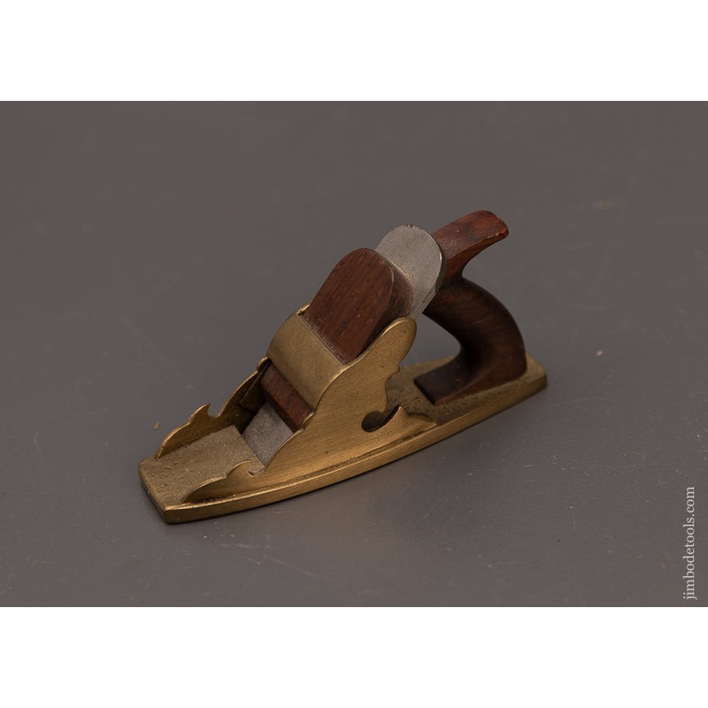 Rare PAUL HAMLER Miniature KNOWLES Type Fancy Smooth Plane – EXCELSIOR 111418 – AS OF JULY 13