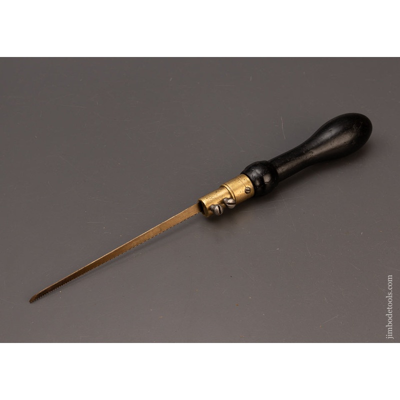 Stunning Fancy Ebony English Pad Saw Fine – 112451