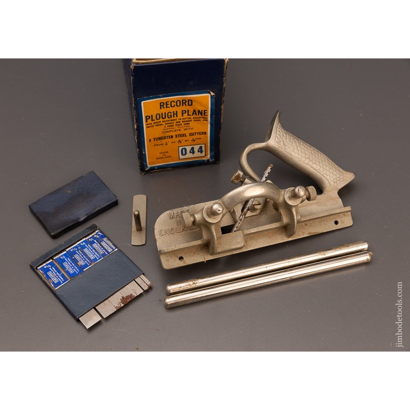 100% Complete RECORD No. 044 Plough Plane Near Mint in Original Box – 112300