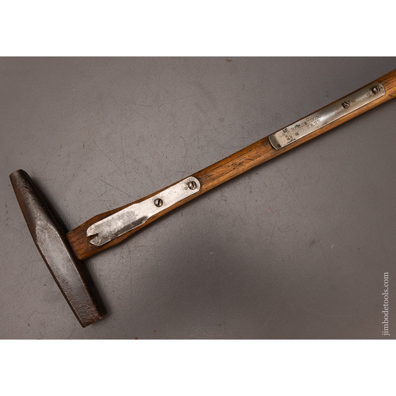 Rare Single Section A. ROBERTSON PATENT Nov. 2, 1886 Bill Posters Hammer – 112585