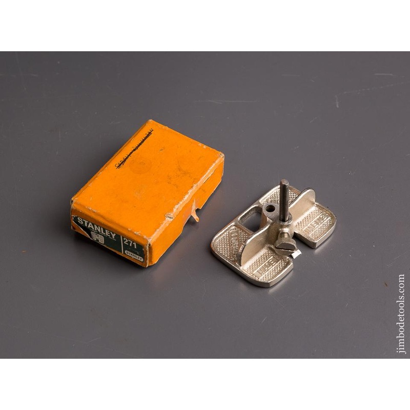 STANLEY No. 271 Miniature Router Plane MINT in Original Box — 86937