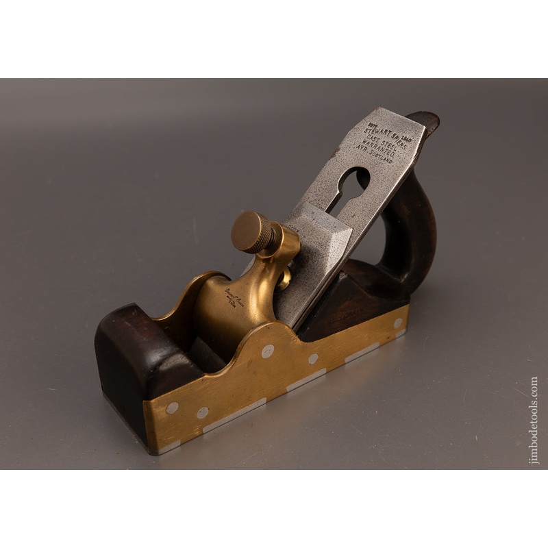 Very Rare & Fine SPIERS No. 27 Gunmetal Dovetailed Rosewood Infill Smooth Plane – 112476 – AS OF AUG 1