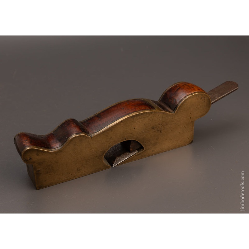Very Shapely Gunmetal Low Angle Infill Shoulder Plane – 112719