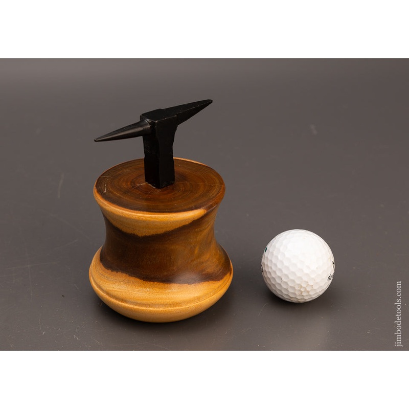 Watch Makers Stake Anvil on Lignum Vitae Stump – 112538