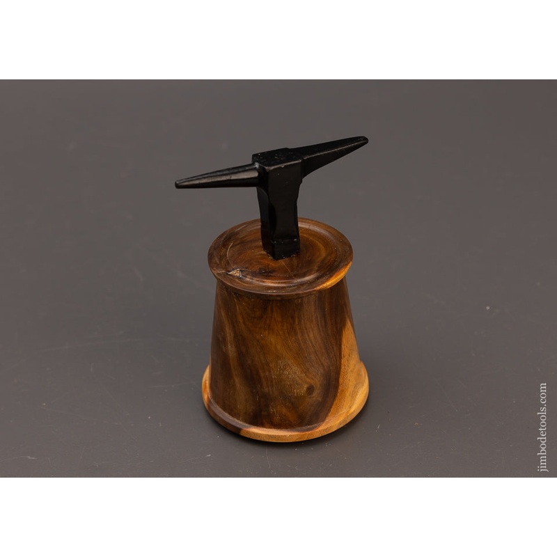 Watch Makers Stake Anvil on Lignum Vitae Stump – 112554