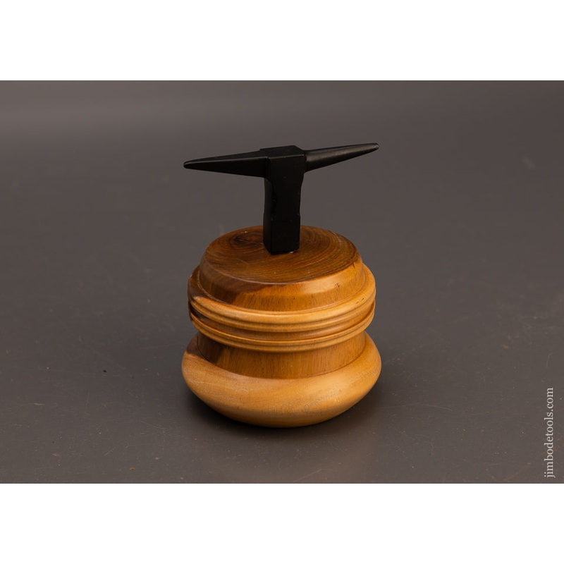 Watch Makers Stake Anvil on Lignum Vitae Stump – 112556